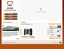 Tablet Screenshot of domelec-dz.com